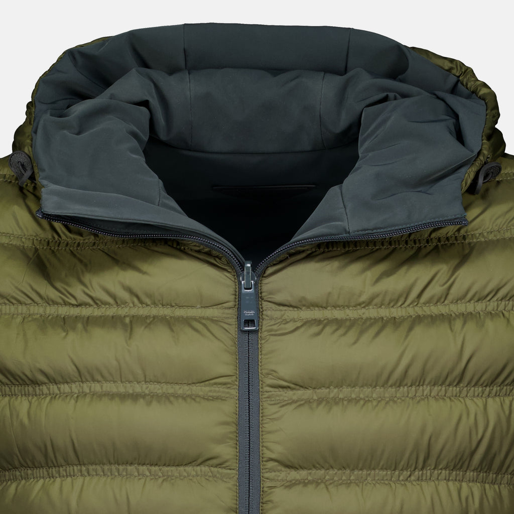 Vestes Umkehrbare Nylon-Daunenjacke Prada Vert Homme