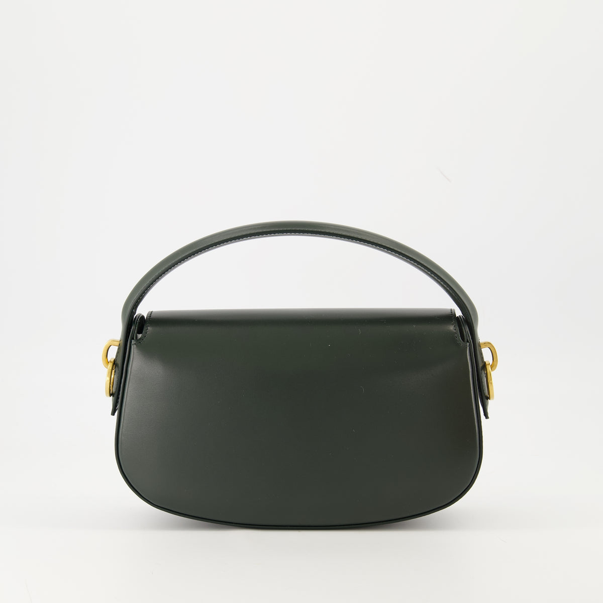 Sacs à main et épaule Sac Voltaire en cuir vert foncé Saint Laurent Vert Femme
