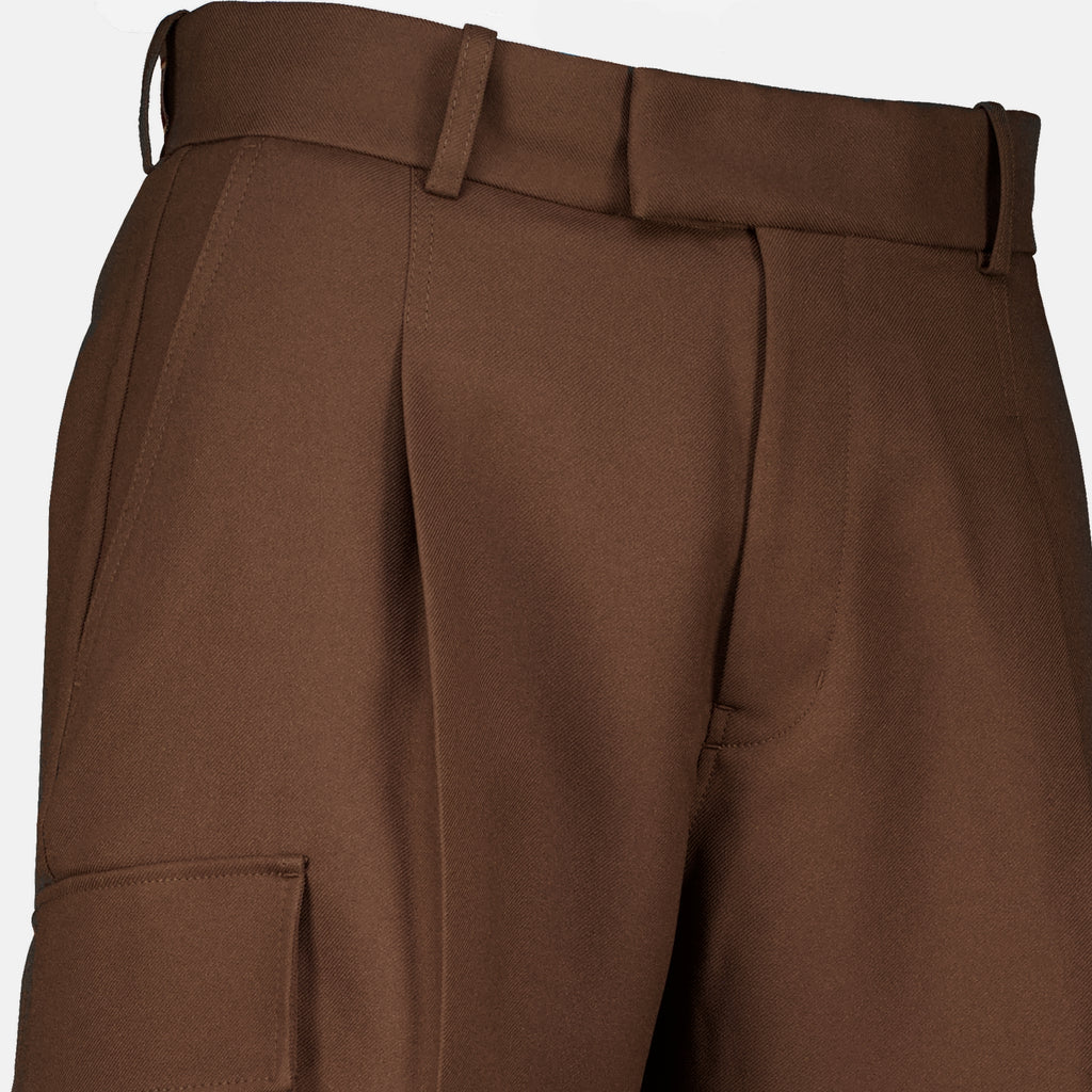 Pantalons Pantaloni Cargo Marroni Drole De Monsieur Marron Homme