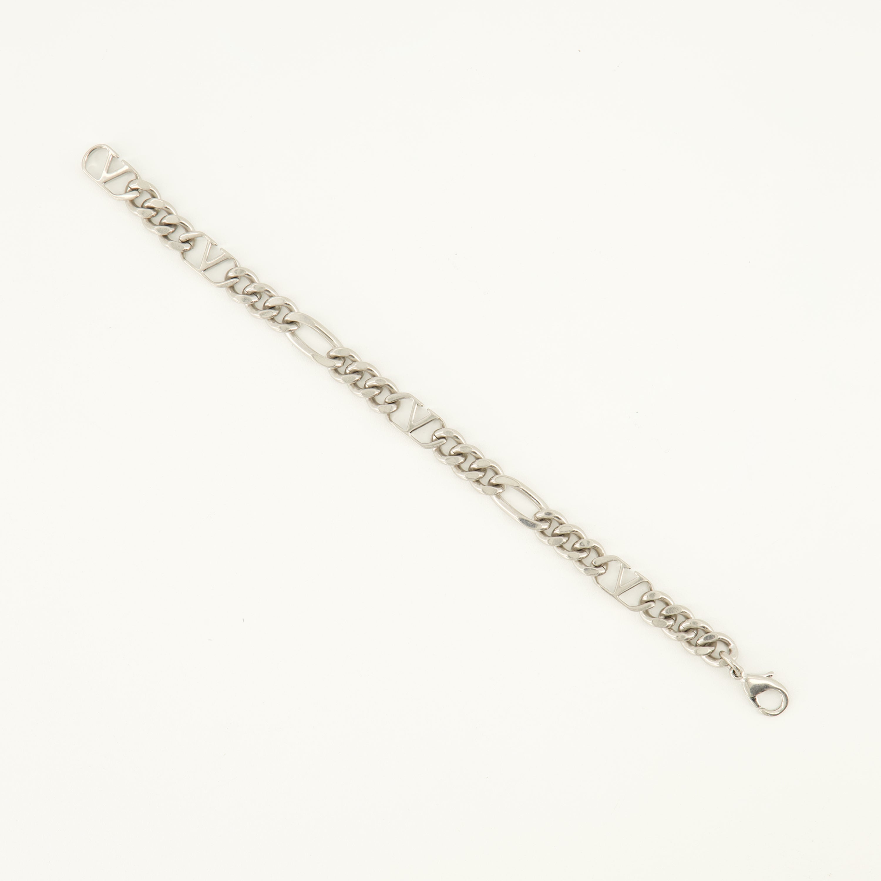 Bijoux Bracelet VLogo en métal Valentino Garavani Argenté Homme