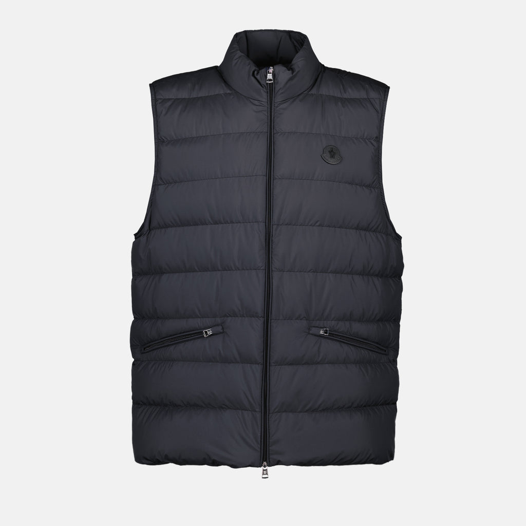 Jaquetas Casaco Sem Mangas Lechtal Moncler Preto Homme