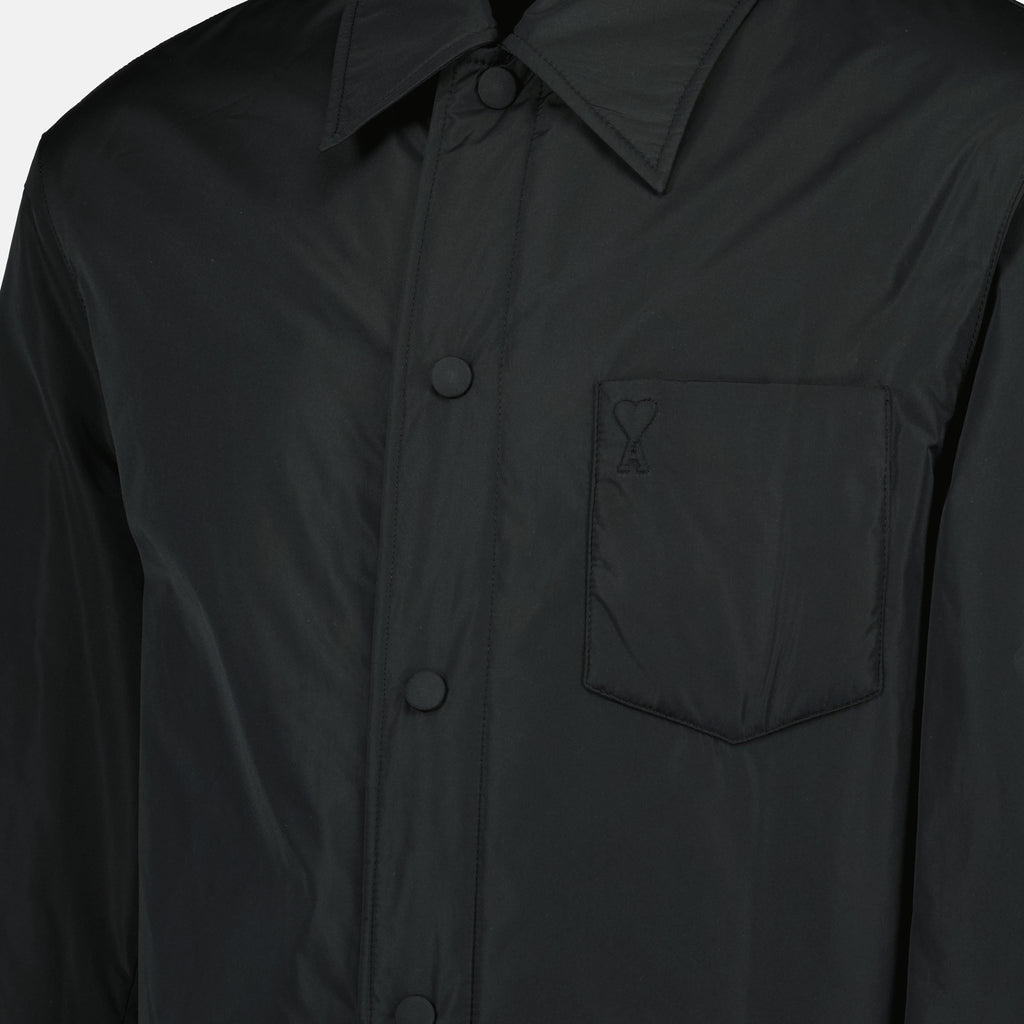 Ami PARIS ブランドのナイロンシャツジャケットの画像 - 男性用 - 秋冬2025シーズン - 詳細ビュー_6