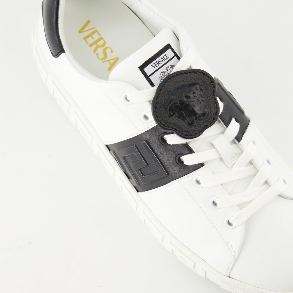 Baskets Baskets Greca Versace Blanc Homme