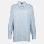 Chemises Cassandre gestreiftes Hemd Saint Laurent Bleu Femme