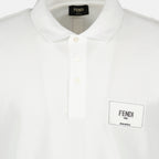 Polos Polo Bordado Fendi Blanco Homme
