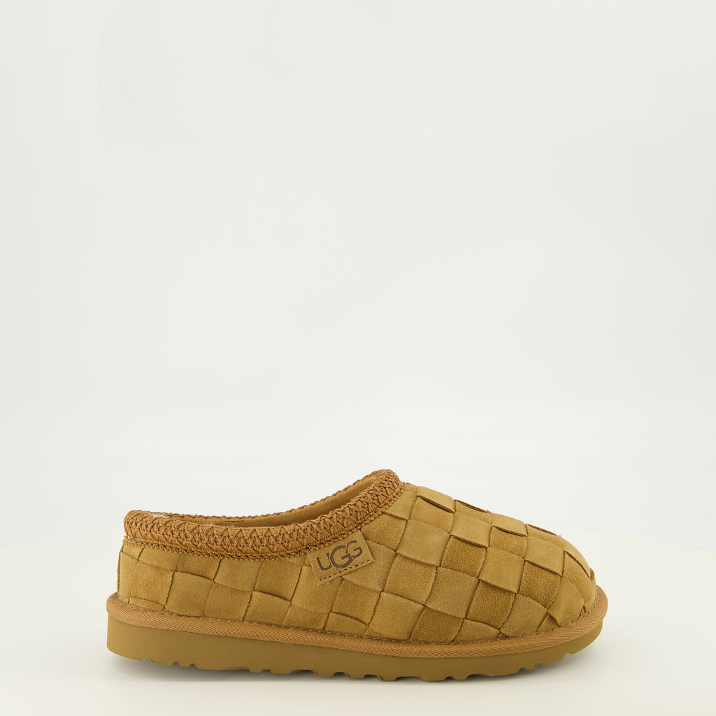 Chaussures ouvertes Mules Tasman tissé marron Ugg Marron Homme