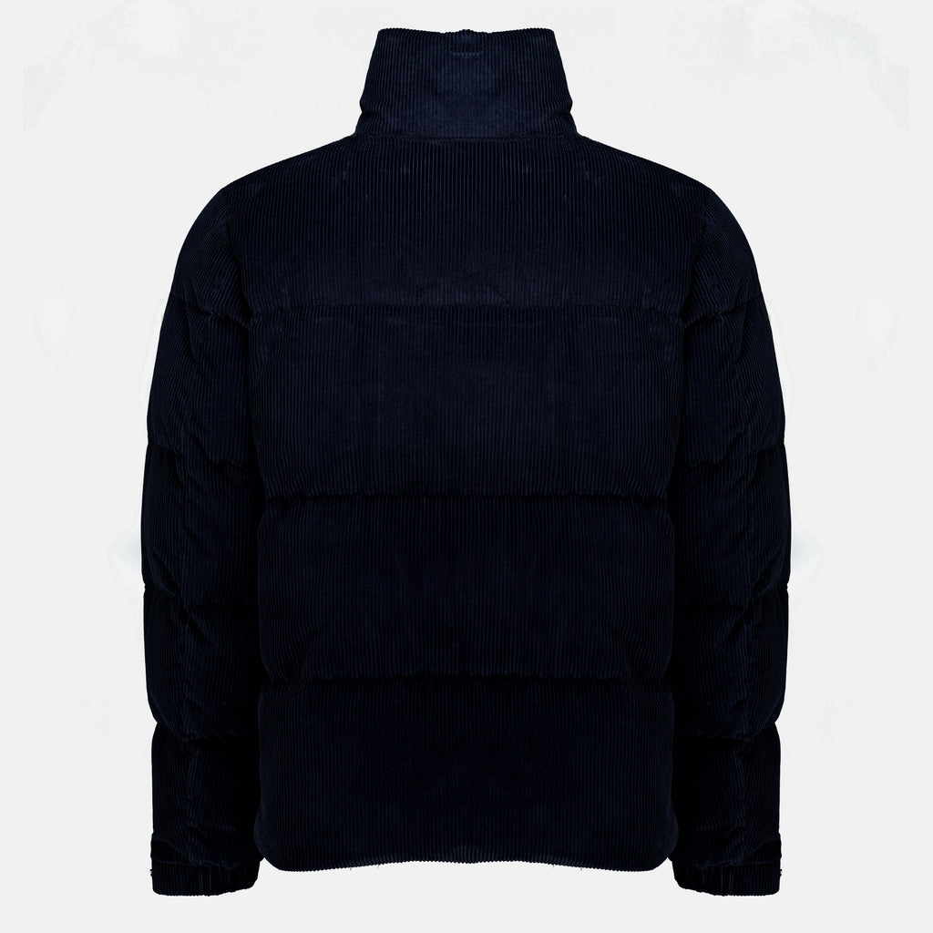 Manteaux Doudoune Esparron en velours côtelé Moncler Bleu foncé Homme
