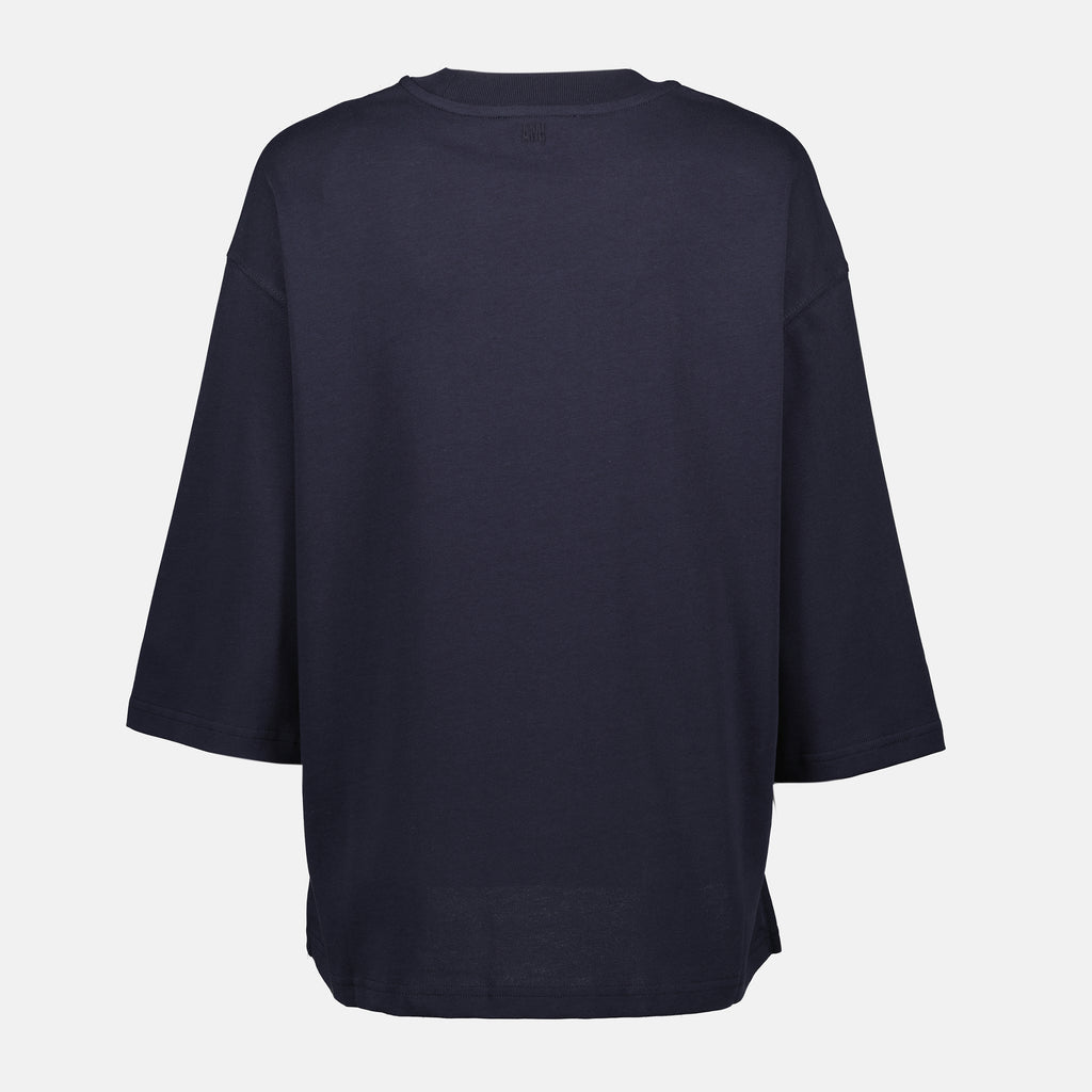 Camisetas T-shirt Ami de Coeur Tecido Ami PARIS Azul escuro Femme