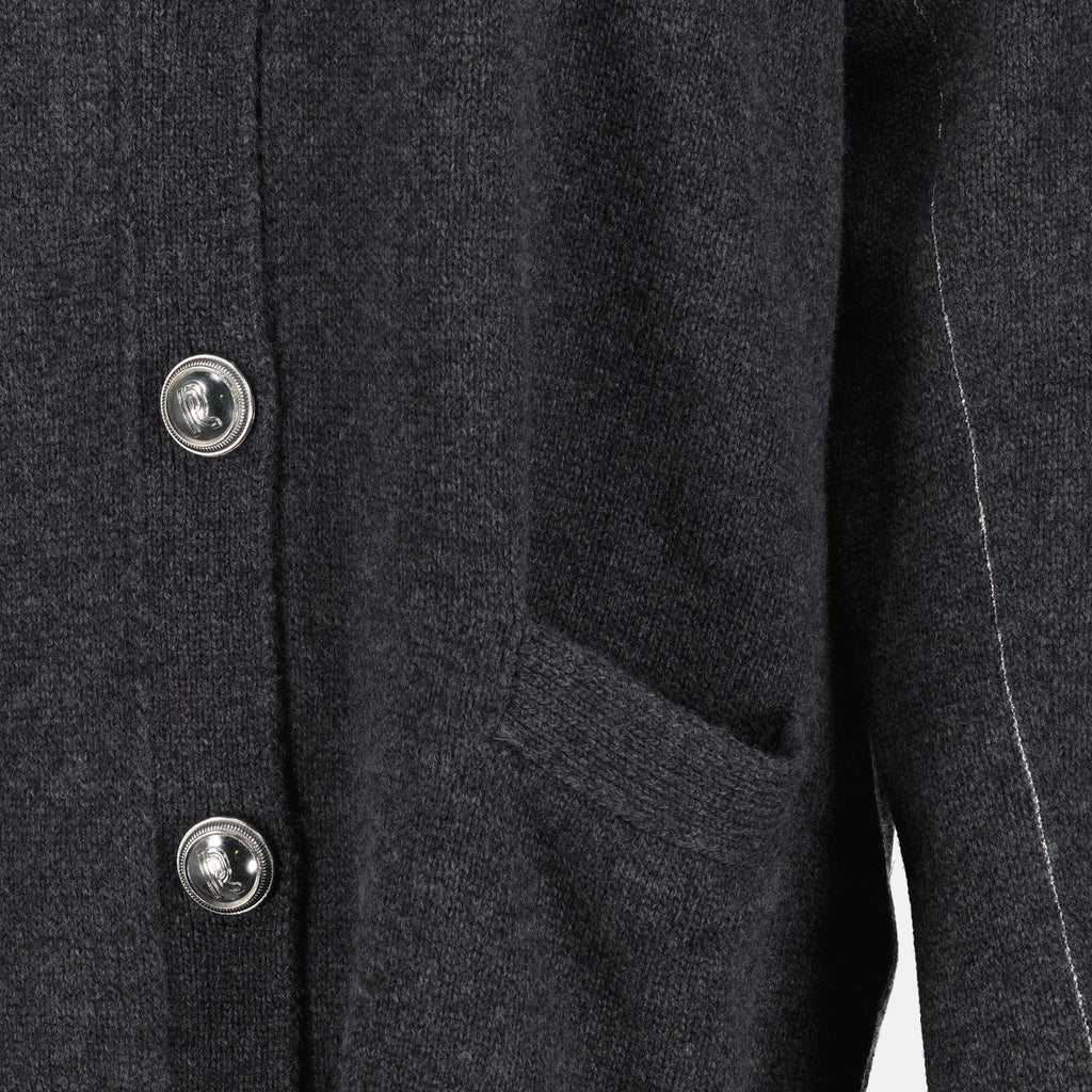 Image de l'article Cardigan en laine de la marque Rabanne pour Femme - Saison Automne-Hiver 2025 - Vue détaillée_6