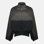 Bild des Artikels Bicolor schwarz und grau Zip-Jacke der Marke Mm6 für Frauen - Saison Frühling-Sommer 2026 - Vorderansicht