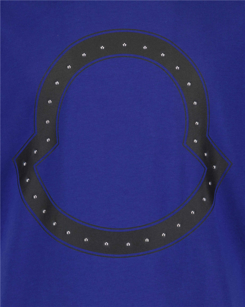 T-shirts H1091 8C00015 8390T 77n medium blue Moncler Bleu Homme