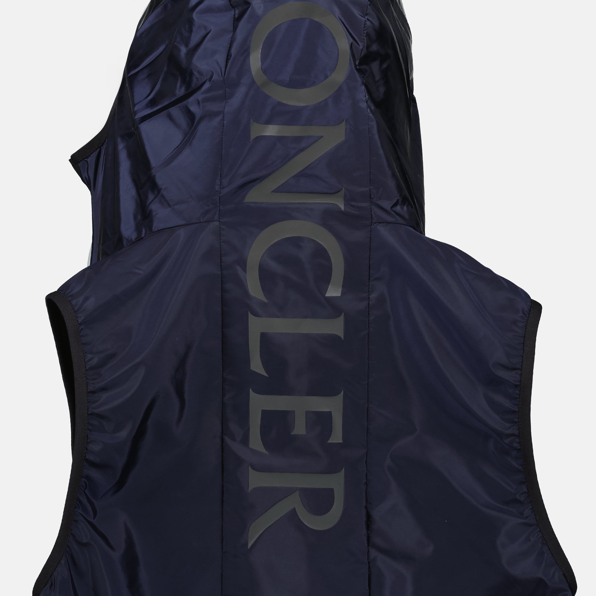 Vestes Veste sans manches Moretan Moncler Bleu foncé Homme