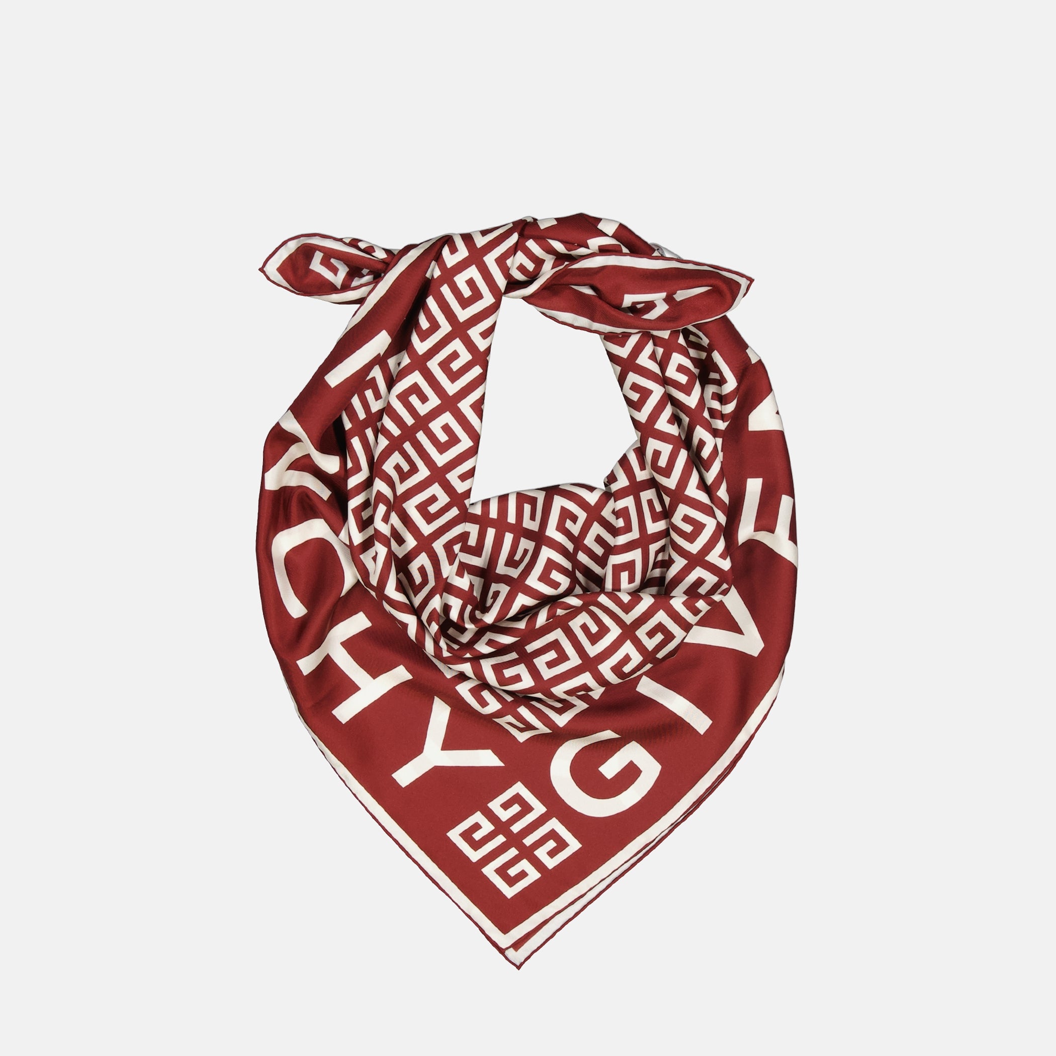 Écharpes, foulards et gants Carré 4G en soie Givenchy Rouge Femme