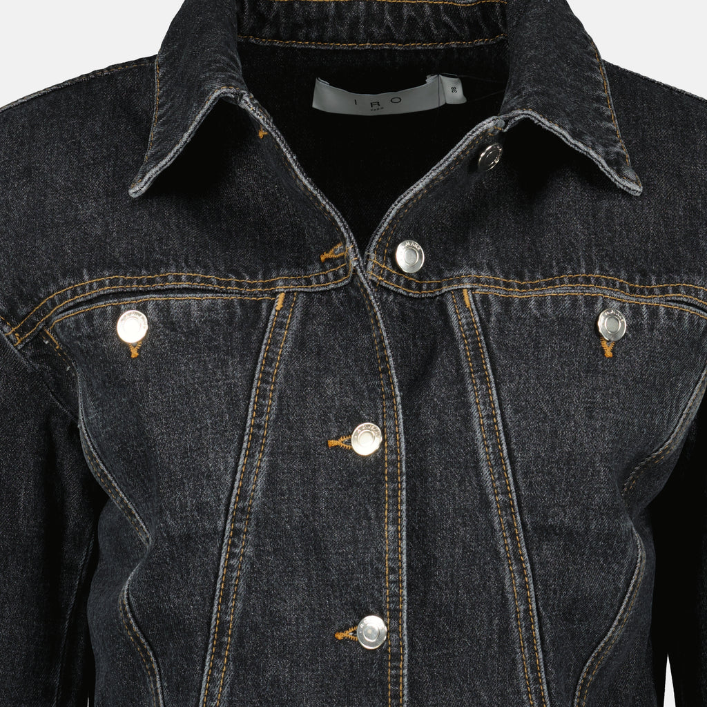 Vestes Veste en denim bleu foncé Iro Bleu foncé Femme