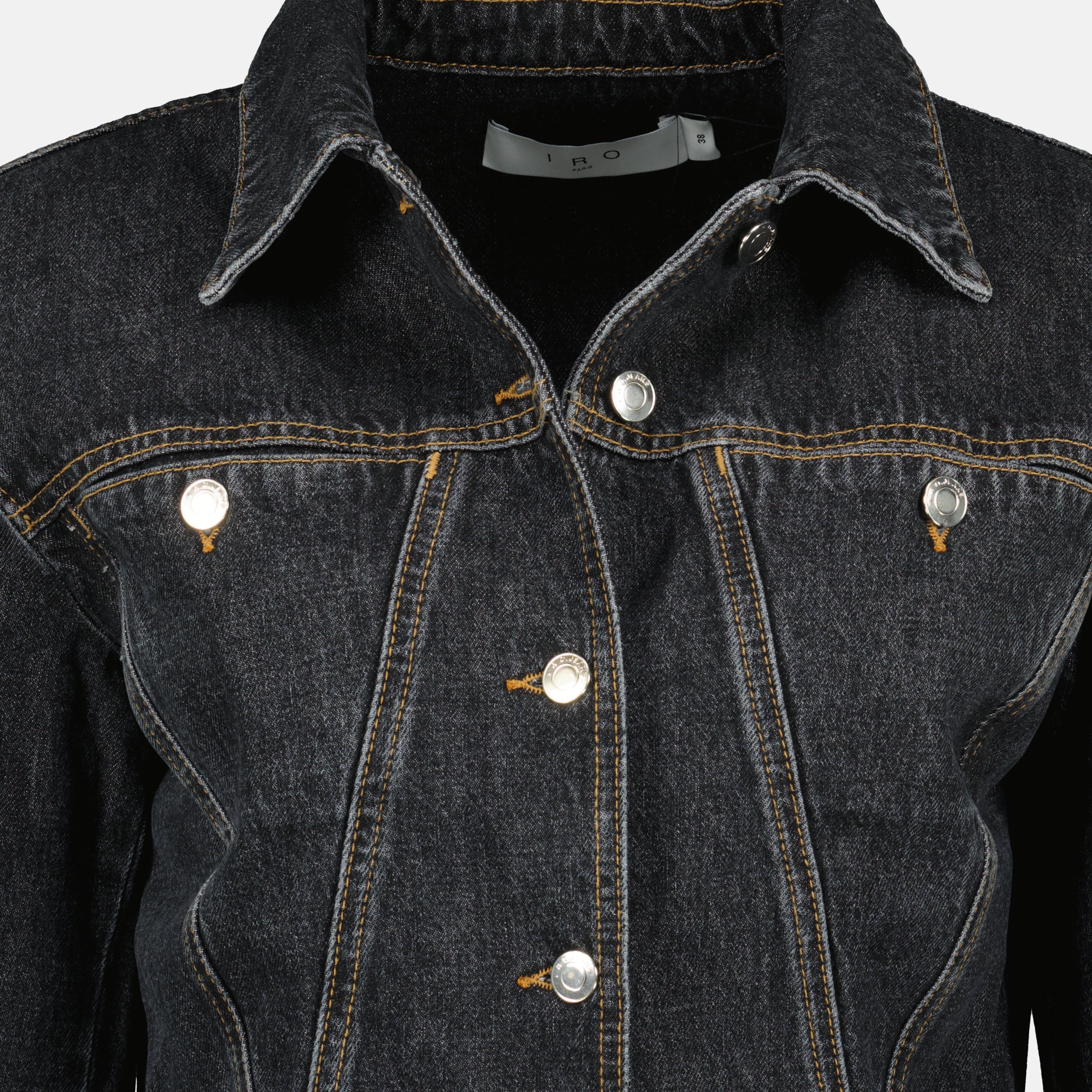 Vestes Veste en denim bleu foncé Iro Bleu foncé Femme