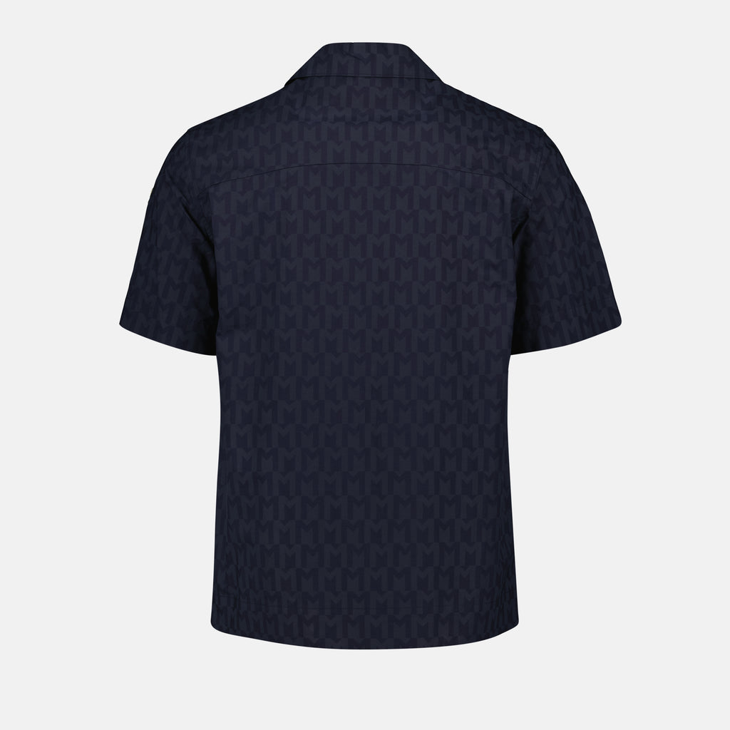 Camisas Chemise à manches courtes Moncler azul oscuro Homme