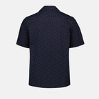 Camisas Chemise à manches courtes Moncler azul oscuro Homme