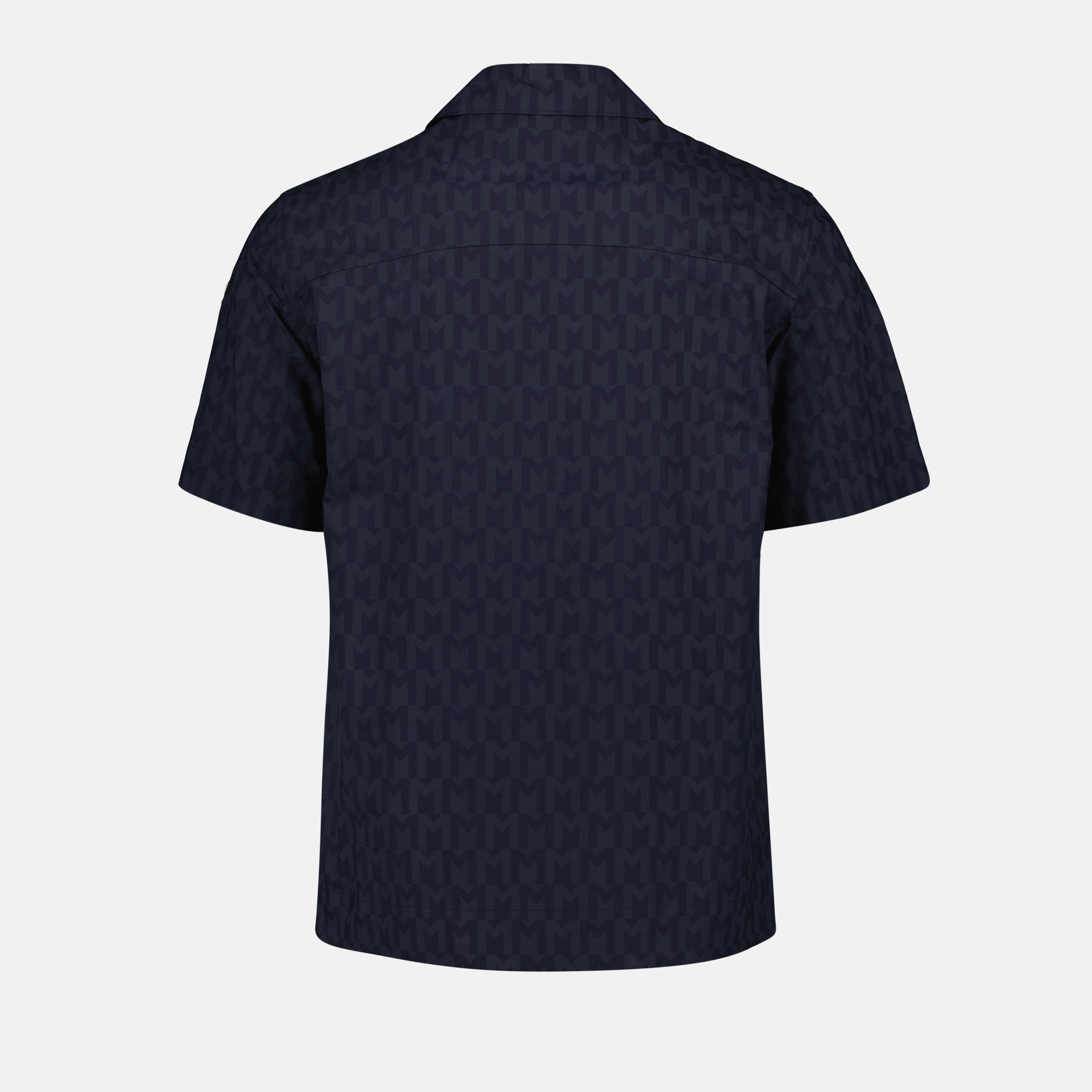 Camisas Chemise à manches courtes Moncler azul oscuro Homme