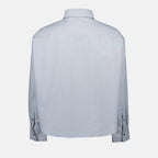 Camisas Camisa Curta Oversized Ami PARIS Cinza Unissex