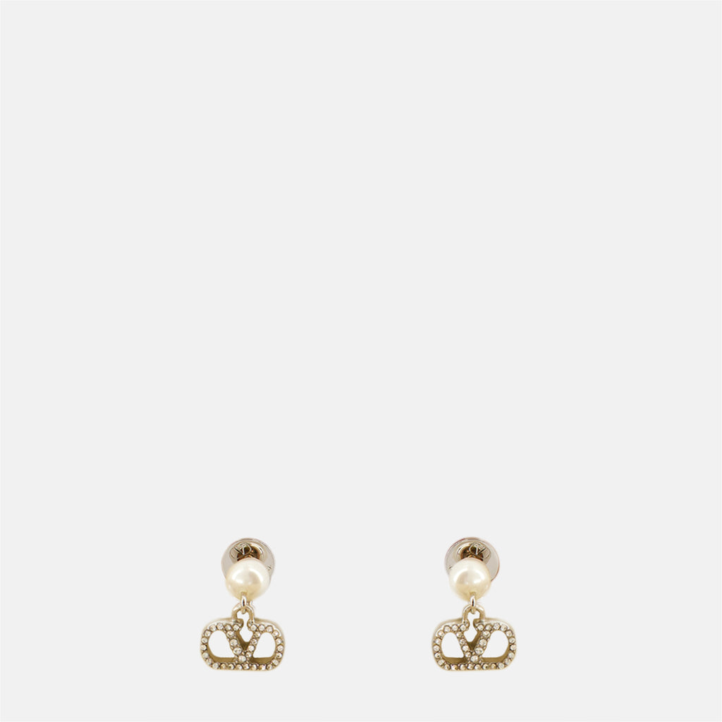 Bijoux Boucles d'oreilles Vlogo Valentino Garavani Argenté Femme