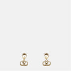 Bijoux Boucles d'oreilles Vlogo Valentino Garavani Argenté Femme