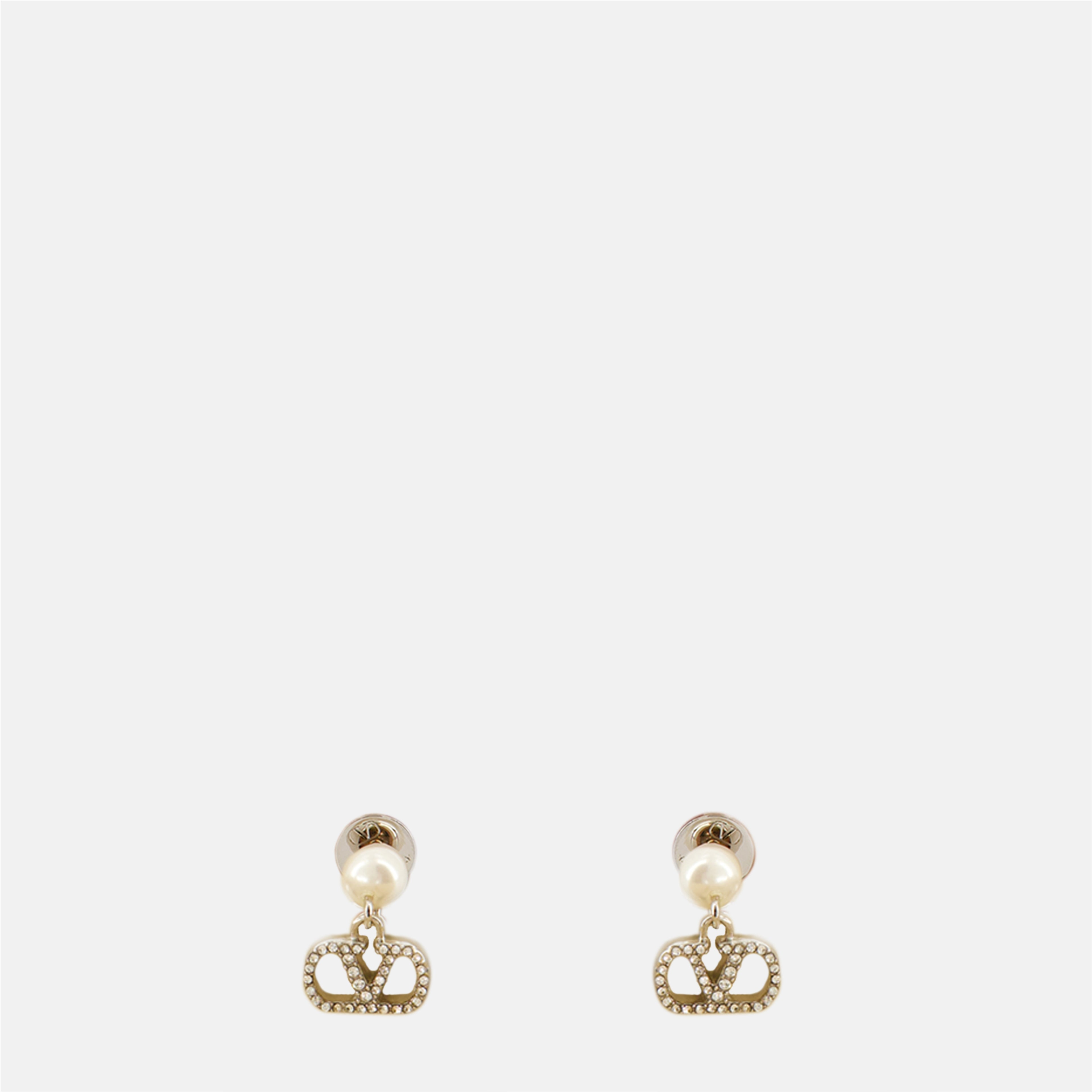 Bijoux Boucles d'oreilles Vlogo Valentino Garavani Argenté Femme