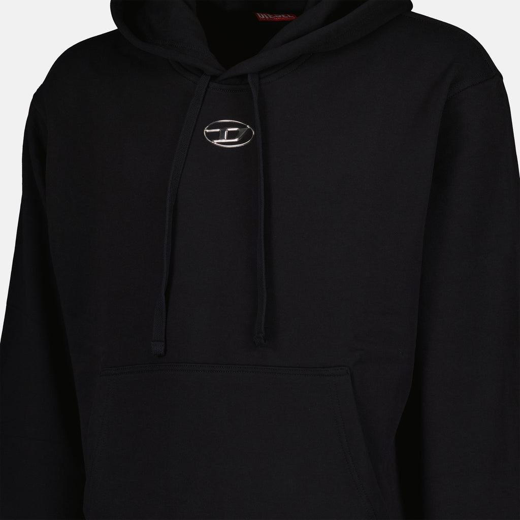 Moletons S-Macs Hoodie Diesel Preto Homme