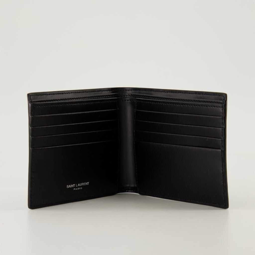 Piccola pelletteria Tiny Cassandre Wallet Saint Laurent Nero Homme