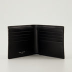 スモールレザーグッズ タイニー カサンドル 財布 Saint Laurent 黒 Homme
