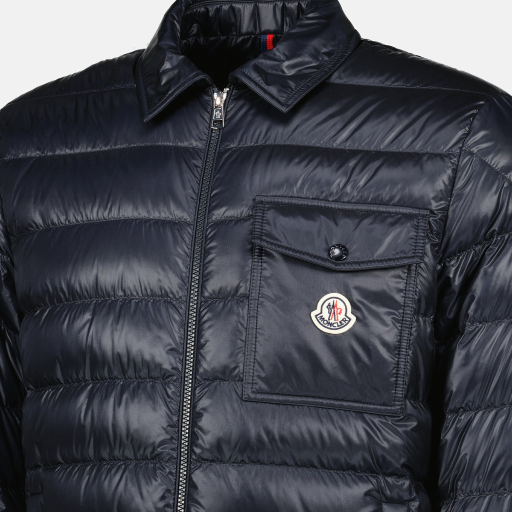 Image de l'article Doudoune Mourillon bleu marine de la marque Moncler pour Homme - Saison Printemps-Été 2026 - Vue détaillée_2