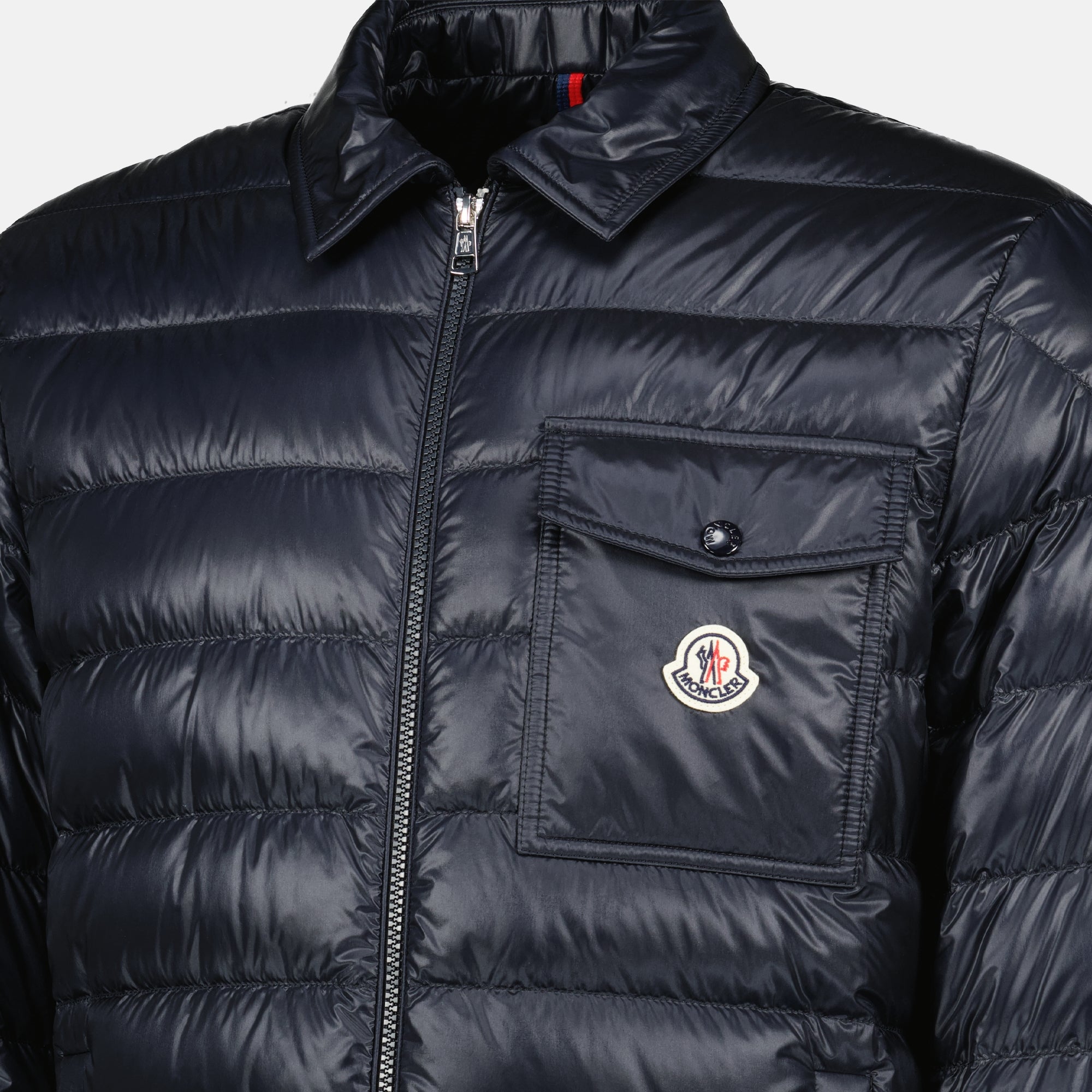 Image de l'article Doudoune Mourillon bleu marine de la marque Moncler pour Homme - Saison Printemps-Été 2026 - Vue détaillée_2