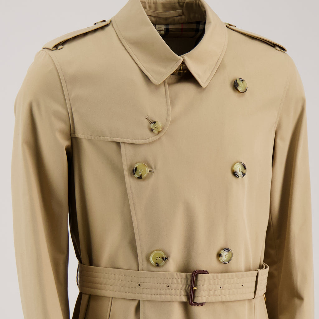 Image de l'article Trench Héritage long beige de la marque Burberry pour Homme - Saison Printemps-Été 2026 - Vue détaillée_1