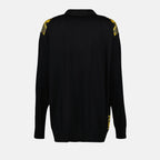 Maille Cardigan Barocco Coupe des Dieux Versace Jaune Femme