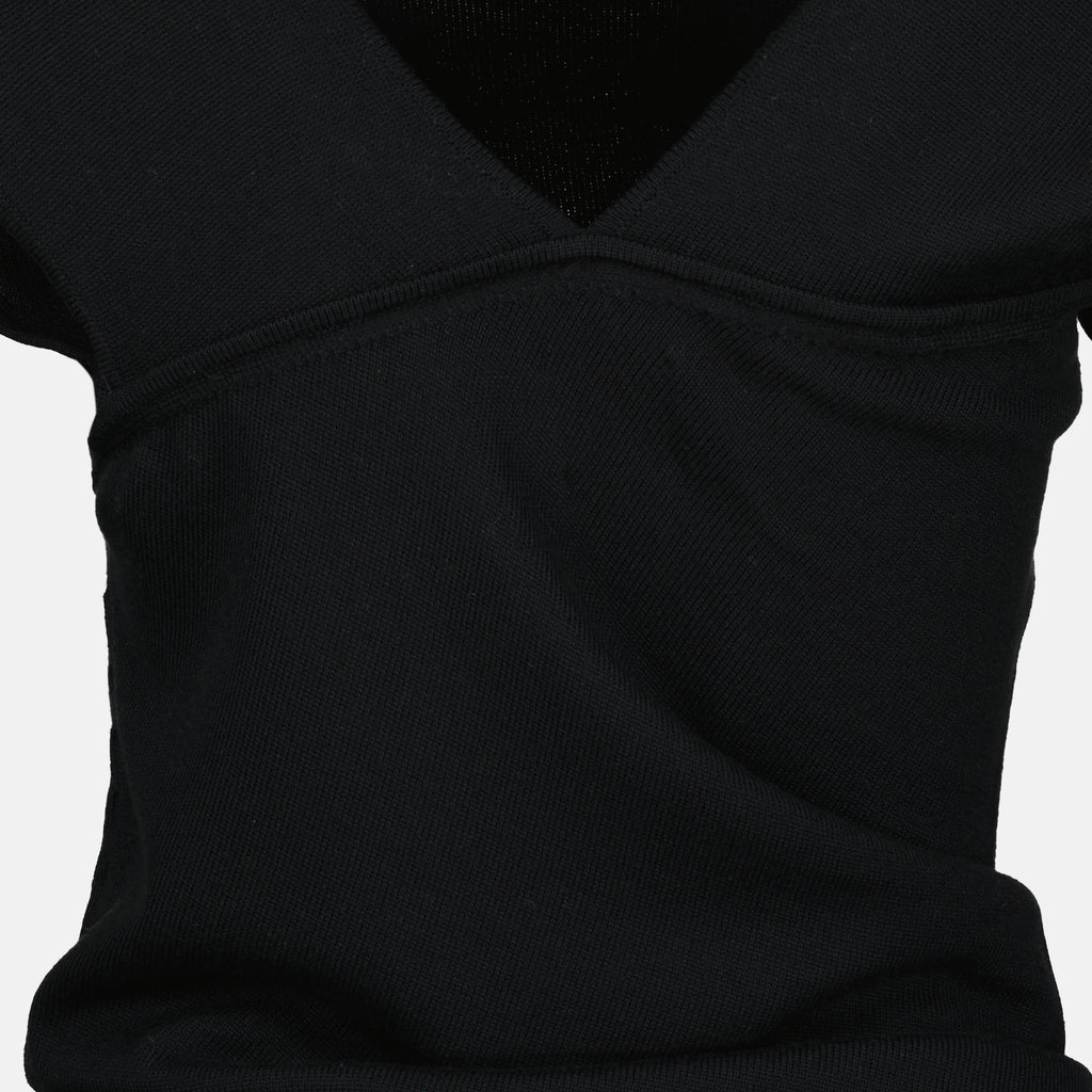 Tops Top drapé Josif Khaite Noir Femme