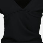 Top Top Drappeggiato Josif Khaite Nero Donne