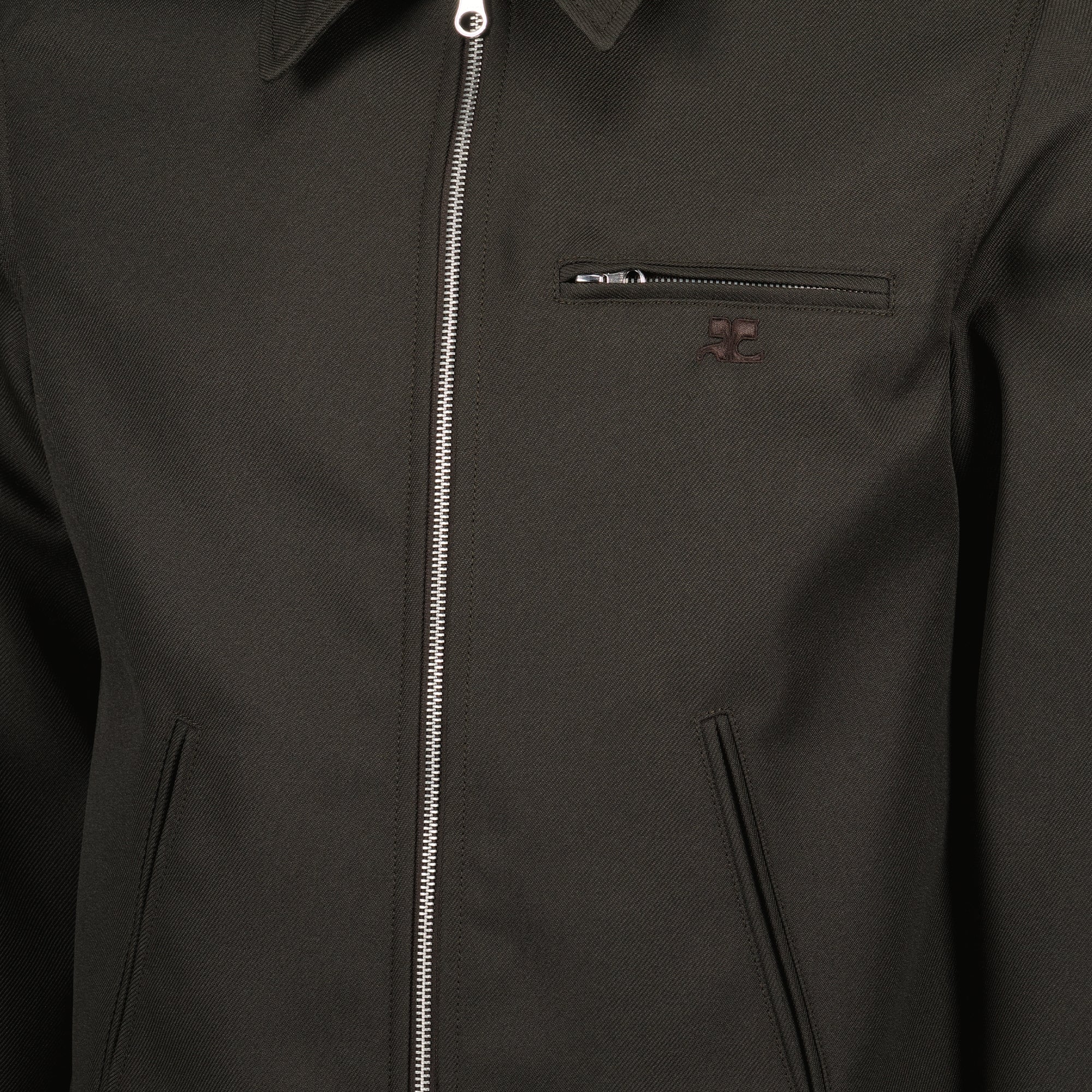 Giacche Giacca Retro Signature Courrèges Marrone Uomini