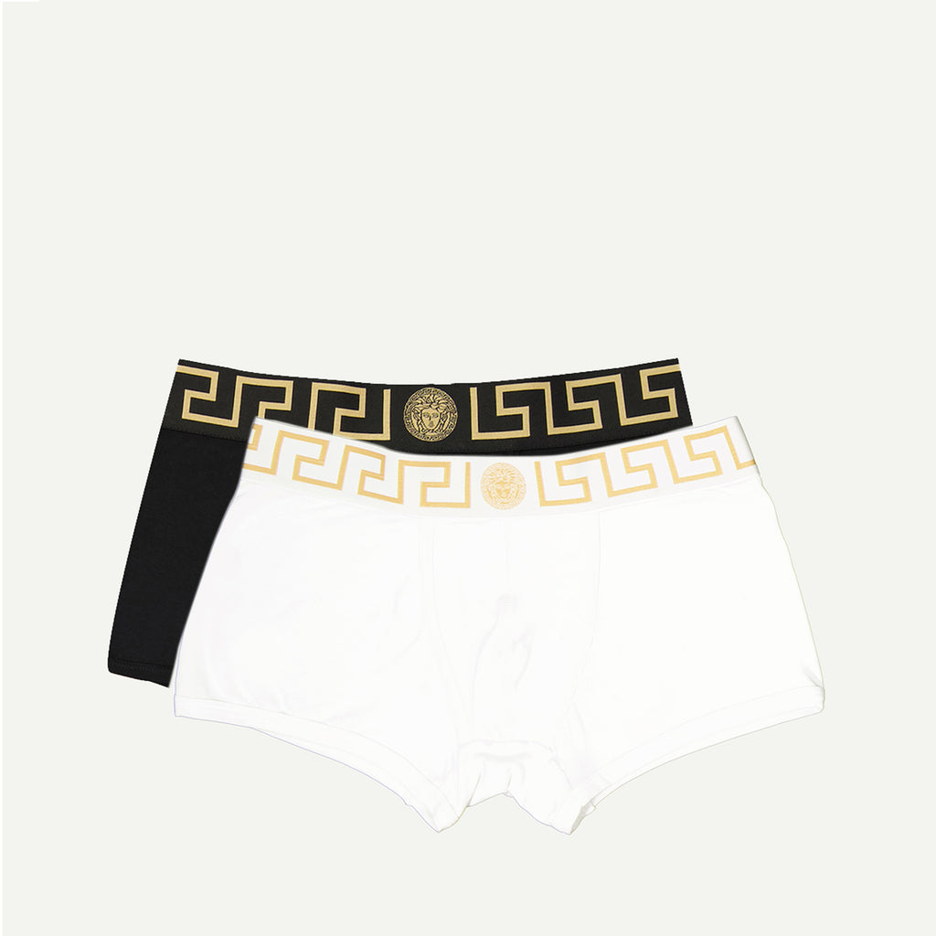 Roupa íntima e homewear Conjunto de Boxers Curtos Versace Preto Homme