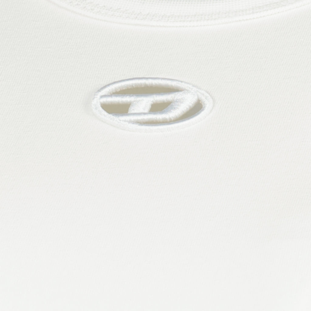 Image de l'article T-shirt T-Angie-OD blanc de la marque Diesel pour Femme - Saison Printemps-Été 2026 - Vue détaillée_1