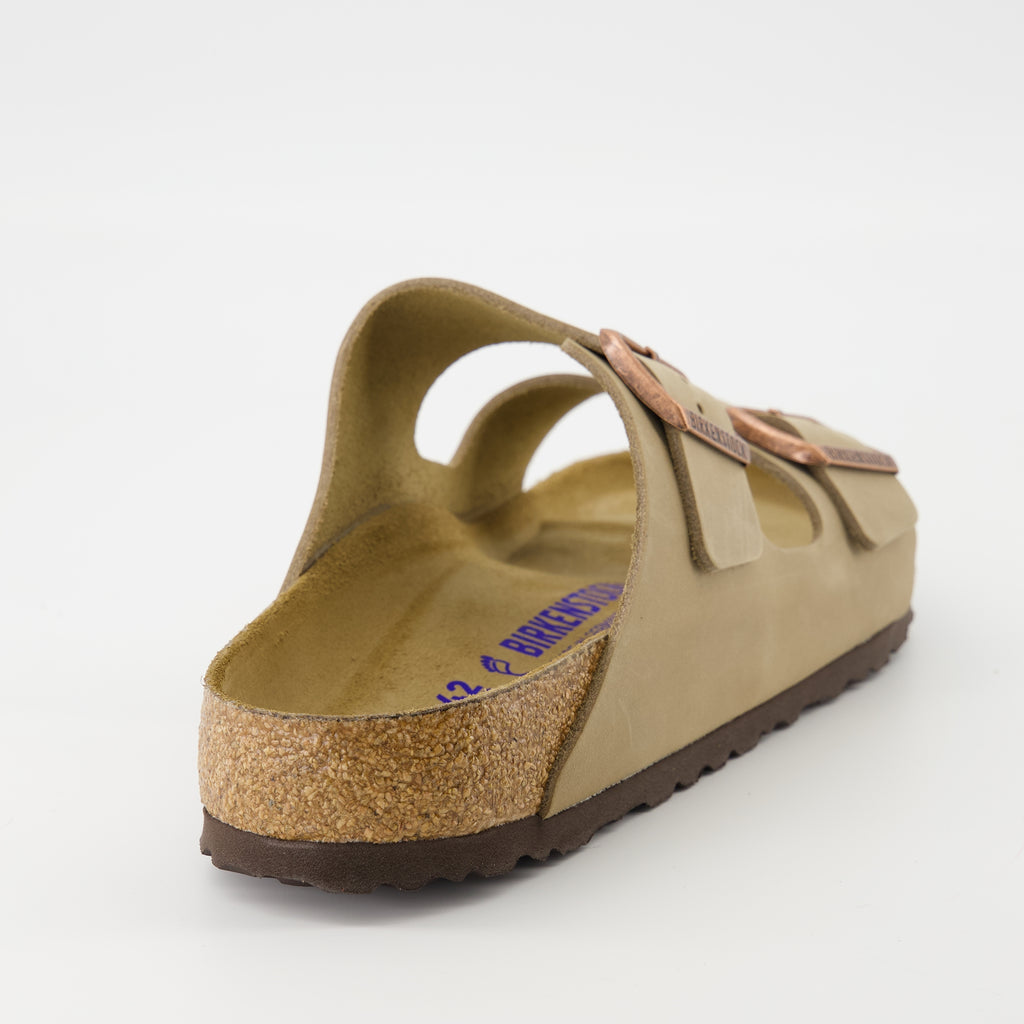Chaussures ouvertes Sandales Arizona Birkenstock Beige Homme