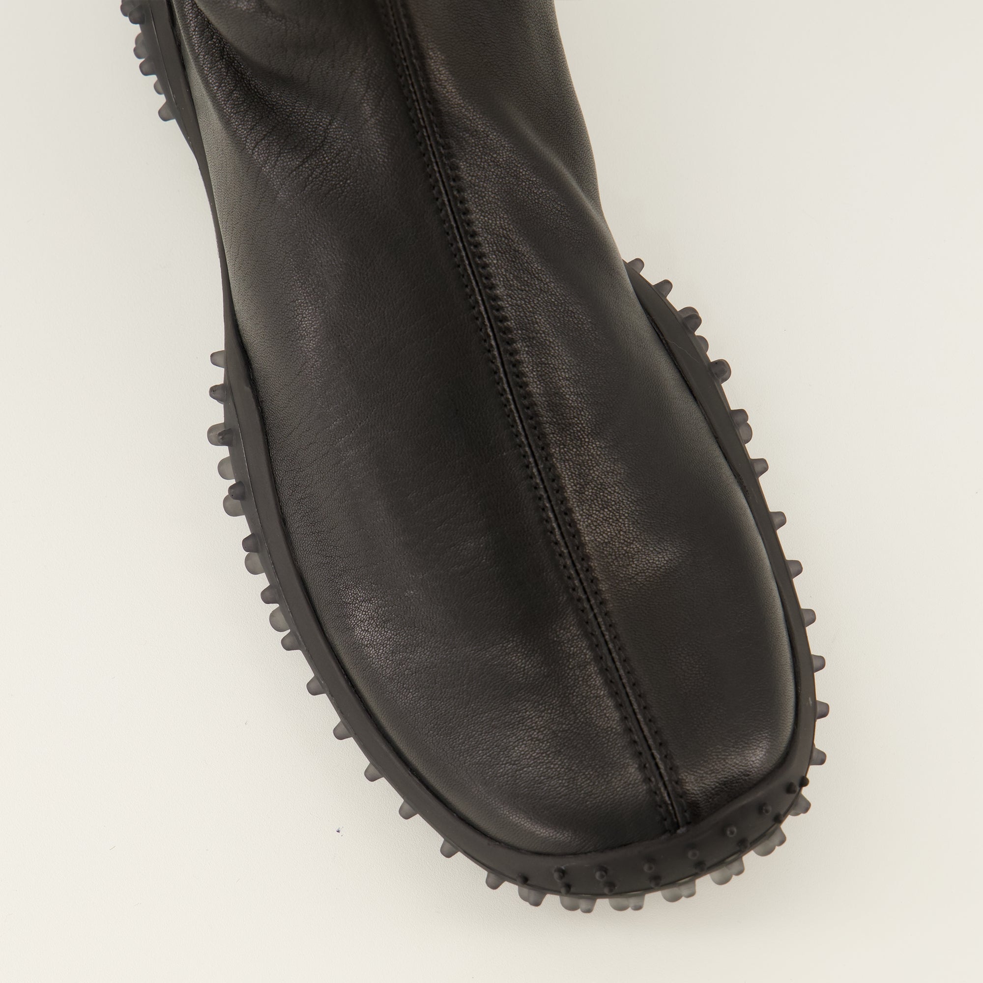 Bottes ブラックストレッチナッパレザーブーツ Miu Miu Noir Femme