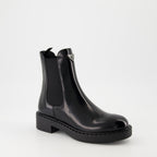 Ankle boots Patent Leather Ankle Boots Prada Black Femme