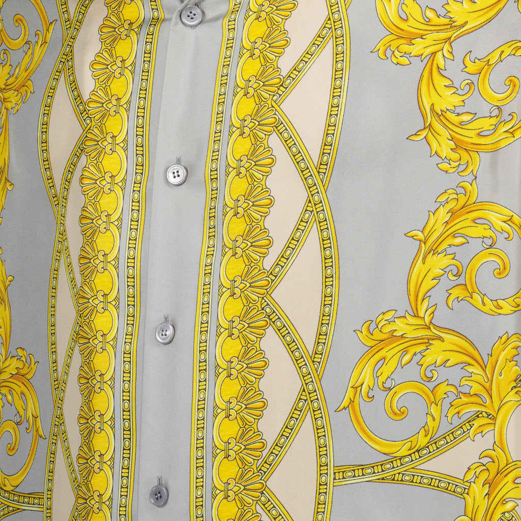 Camicie Chemise La Coupe des Dieux Versace Blu Homme