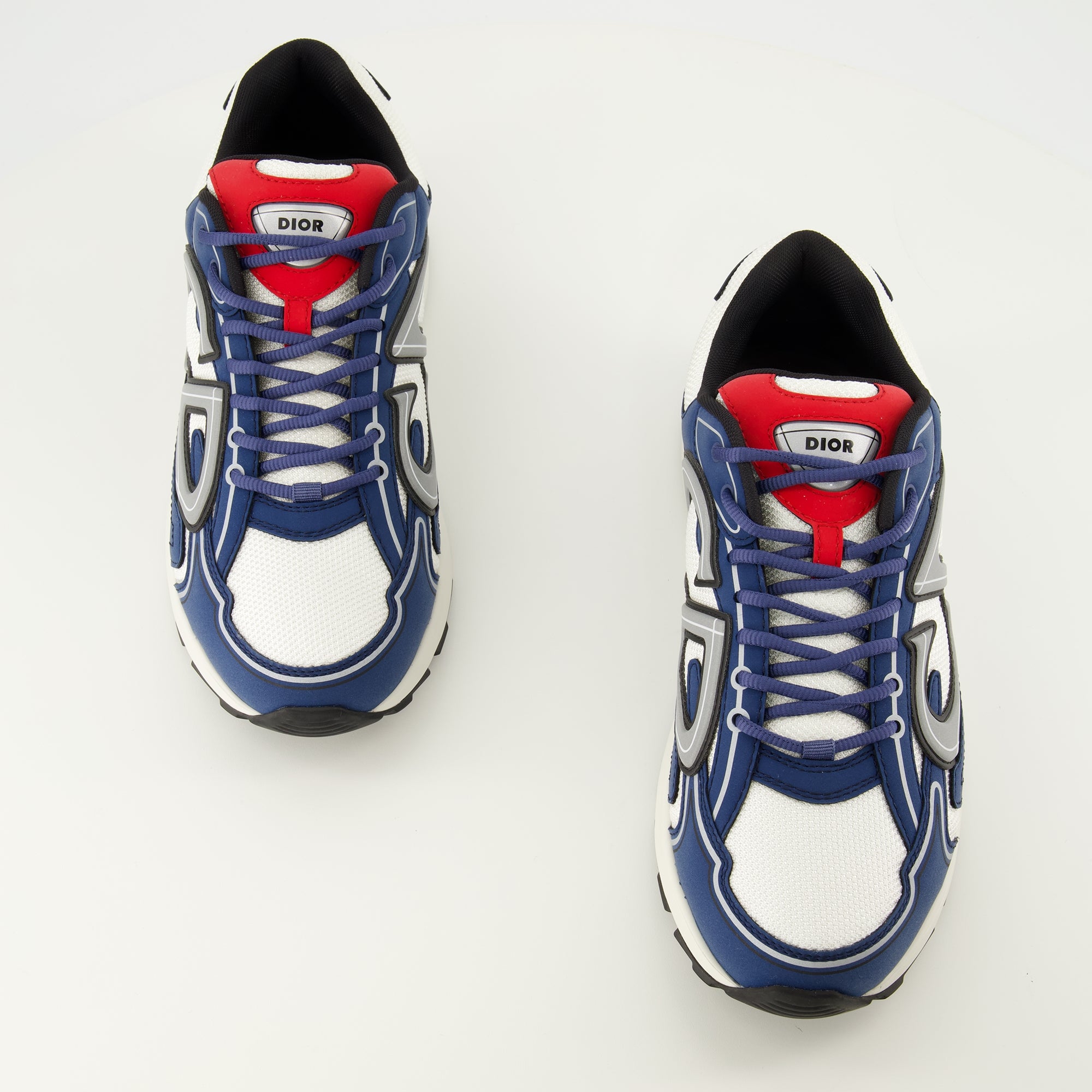 Baskets B30 ブルーとレッドのスニーカー Dior Bleu foncé Homme