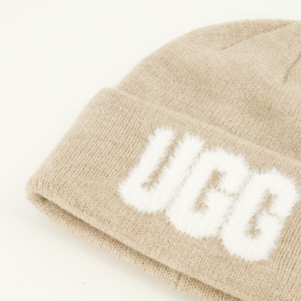 Chapeaux, casquettes et bonnets Bonnet Fuzzy beige Ugg Beige Femme