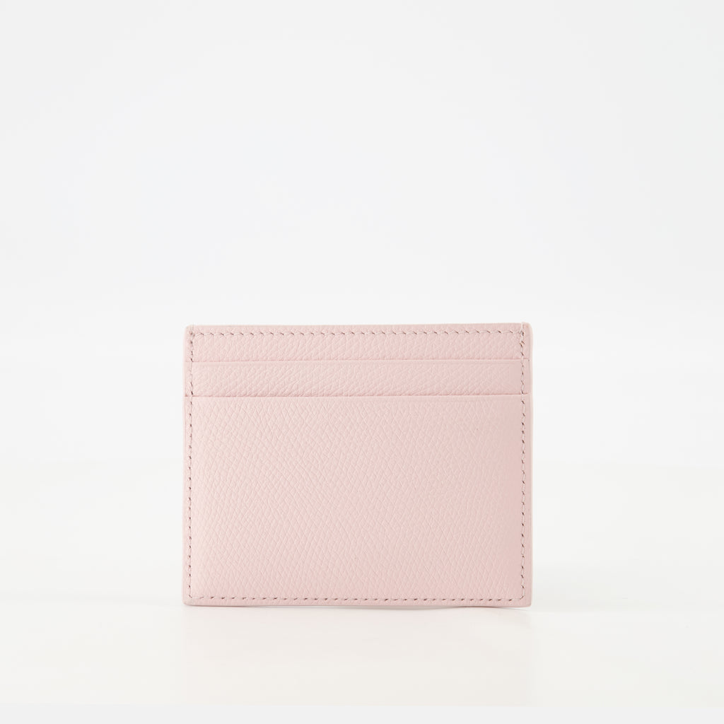 スモールレザーグッズ VLogoカードホルダー Valentino Garavani ピンク Femme