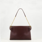Image de l'article Pochette Cassandre bordeaux de la marque Saint Laurent pour Femme - Saison Printemps-Été 2026 - Vue de Dos