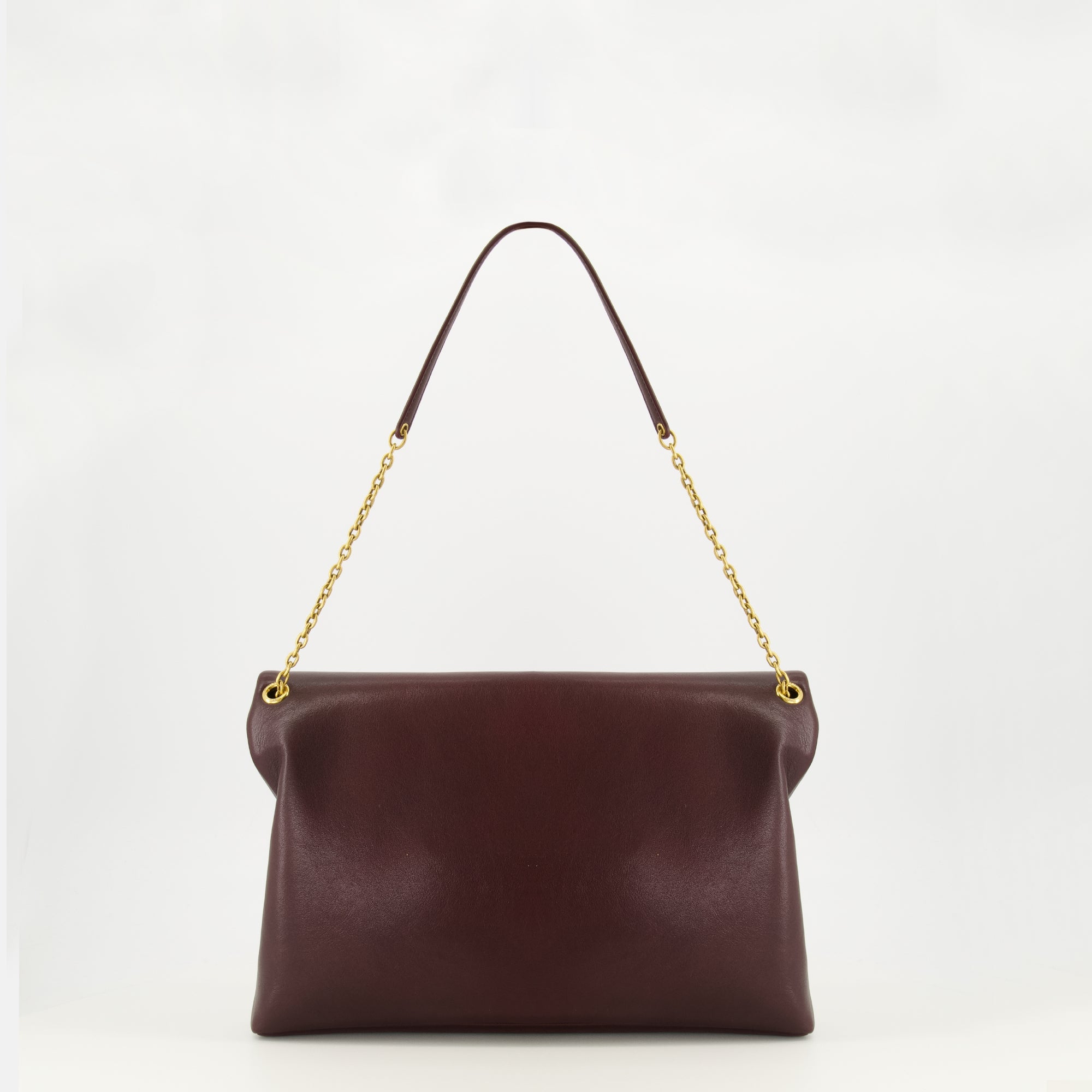 Image de l'article Pochette Cassandre bordeaux de la marque Saint Laurent pour Femme - Saison Printemps-Été 2026 - Vue de Dos