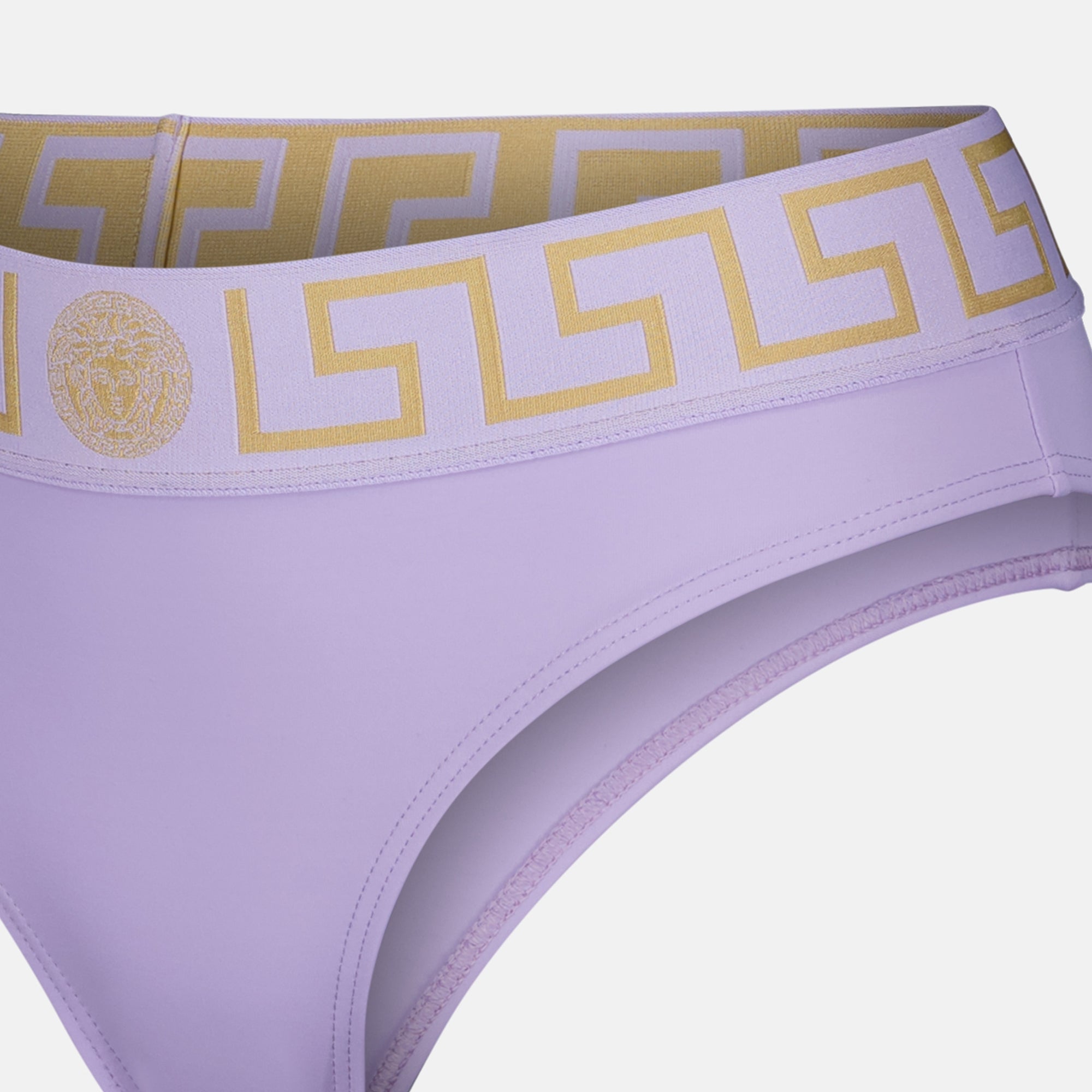 Beachwear Bas de bikini Greca Versace Violet Femme