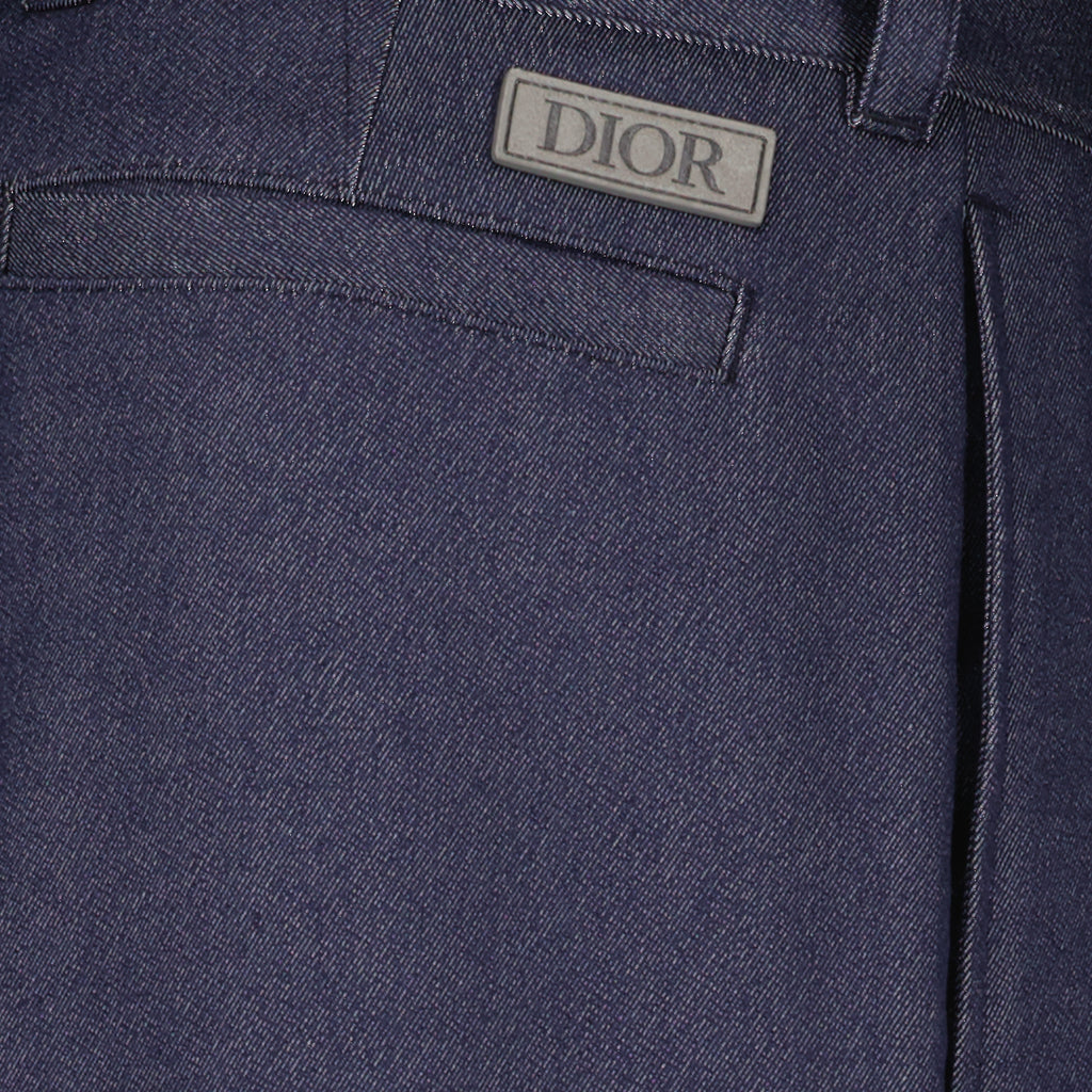 Pantalons Pantalon à pinces Icons Dior Bleu foncé Homme