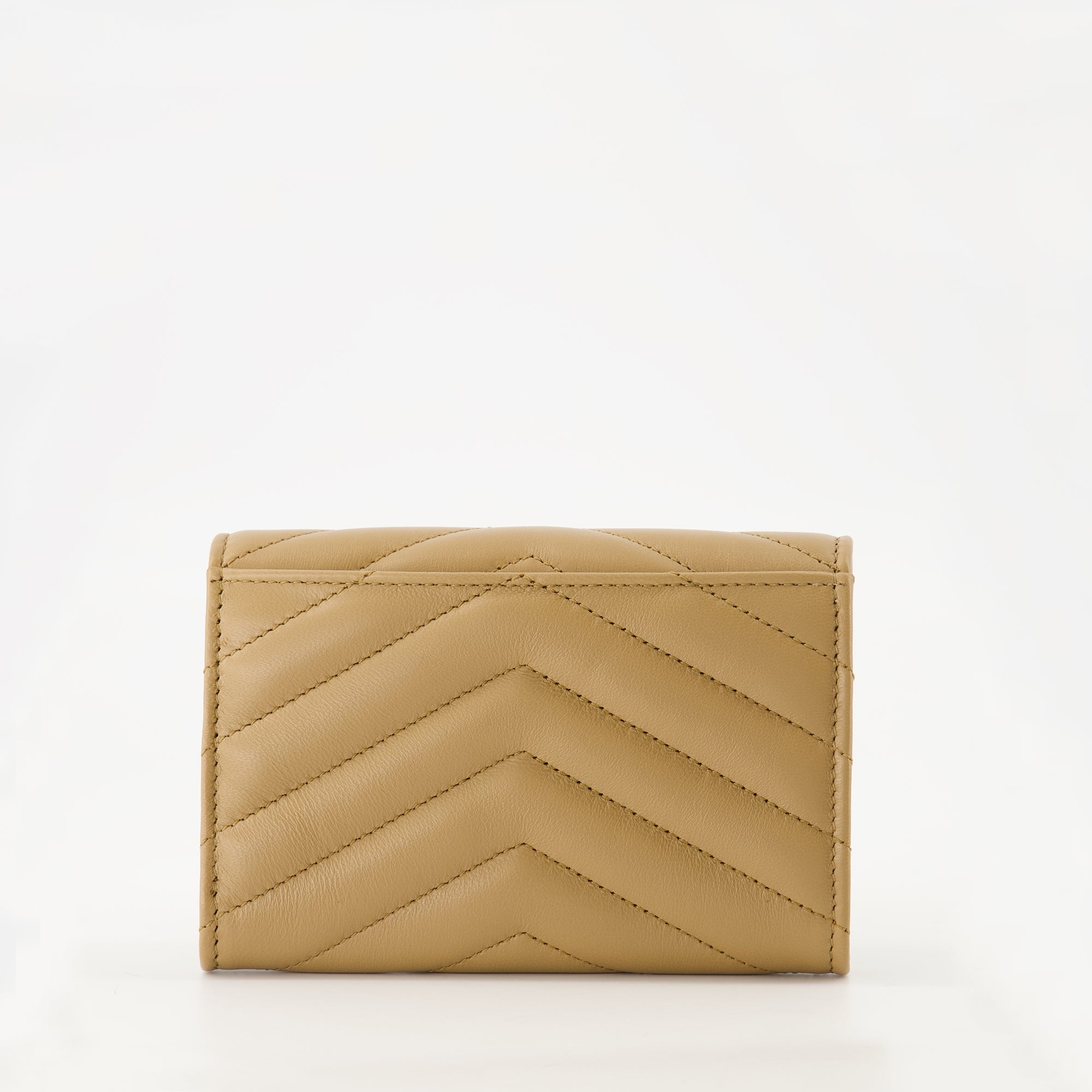 Image of the Cassandre wallet by the brand Saint Laurent for Women - Fall-Winter 2025 - Back View